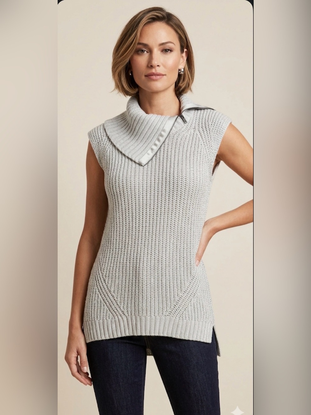 Trouve Crochet Top Extra Small